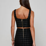 L'AGENCE - Maylin Houndstooth Top