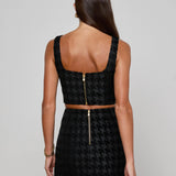 L'AGENCE - Maylin Houndstooth Top