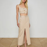 L'AGENCE - Maylin Pinstriped Bralette Top