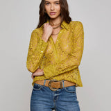 L'AGENCE - Maia Floral Lace Blouse
