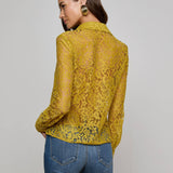 L'AGENCE - Maia Floral Lace Blouse