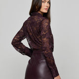 L'AGENCE - Maia Floral Lace Blouse