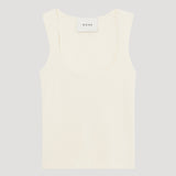 ROHE - Bustier shaped knitted top | off white