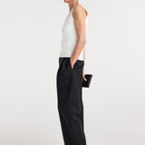 ROHE - Bustier shaped knitted top | optic white
