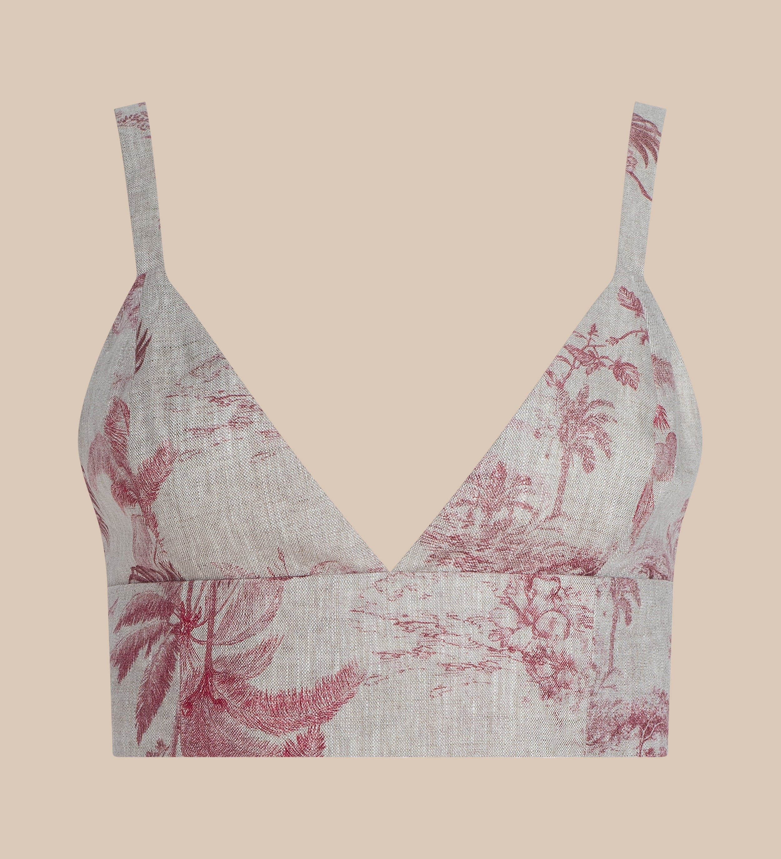 L'AGENCE - Kaori Linen Bralette Top