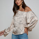 L'AGENCE - Asami Chain One - Shoulder Blouse