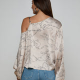 L'AGENCE - Asami Chain One - Shoulder Blouse