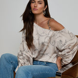 L'AGENCE - Asami Chain One - Shoulder Blouse