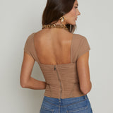 L'AGENCE - Asuka Mesh Corset Top