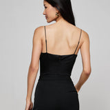 L'AGENCE - Dara Stretch-Satin Bodysuit
