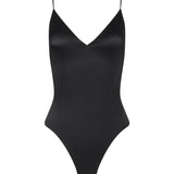 L'AGENCE - Dara Stretch-Satin Bodysuit