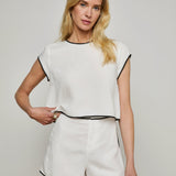 L'AGENCE - Ilana Linen-Blend Top