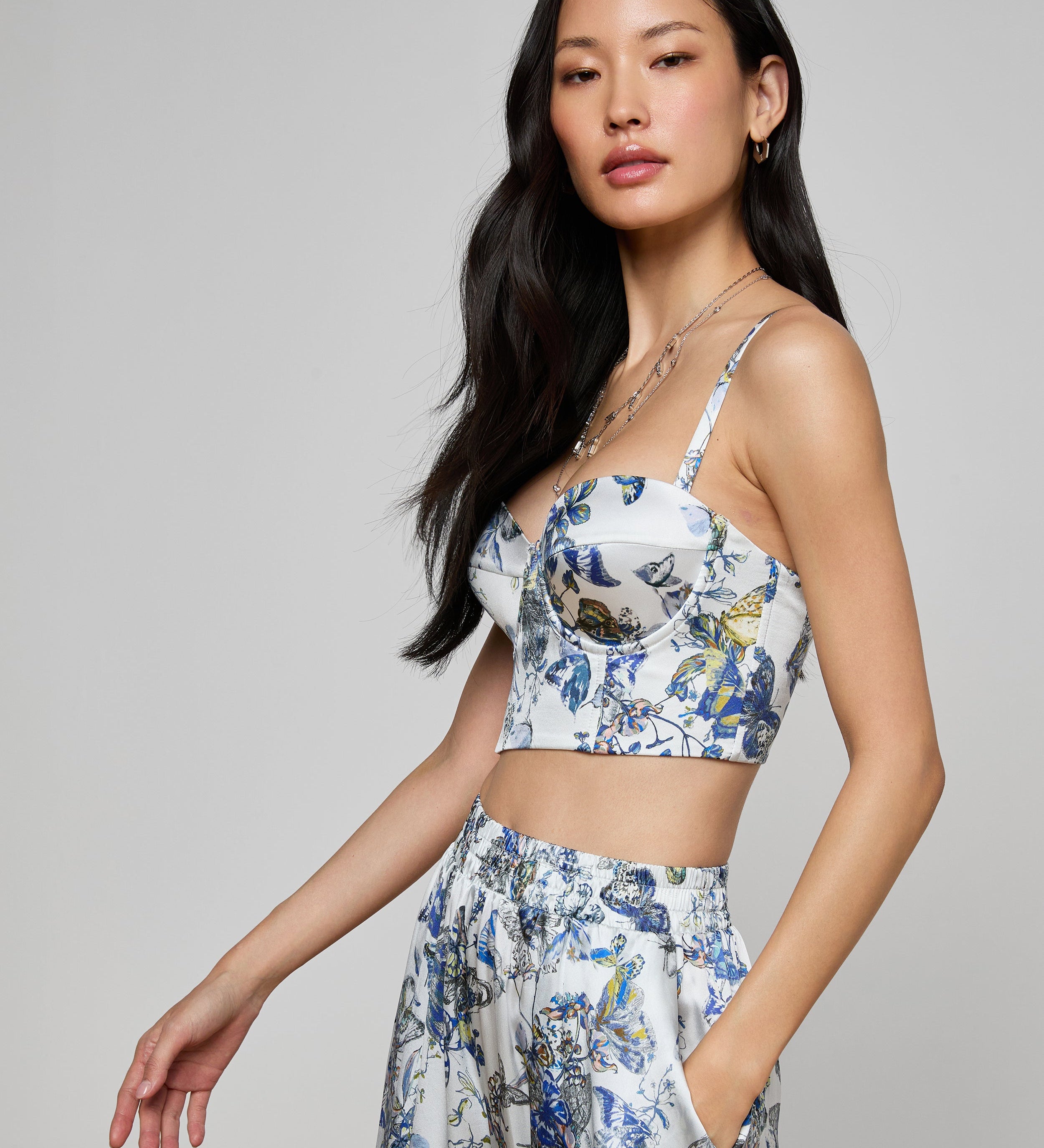 L'AGENCE - Sonya Silk Bustier