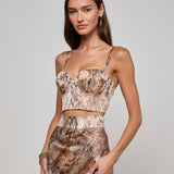 L'AGENCE - Sonya Silk Bustier