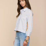 L'AGENCE - Fawn Beach Print Shirt