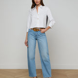 L'AGENCE - Fawn Floral Print Shirt