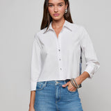 L'AGENCE - Fawn Panther Print Shirt