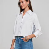 L'AGENCE - Fawn Panther Print Shirt