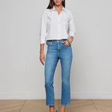 L'AGENCE - Fawn Panther Print Shirt