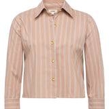 L'AGENCE - Fawn Western Card Print Shirt