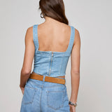 L'AGENCE - Saga Denim Top
