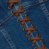 L'AGENCE - Nayeli Denim Corset Top