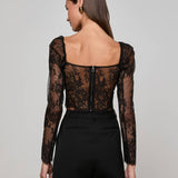 L'AGENCE - Lori Lace Bustier Top