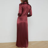 L'AGENCE - Kadi Silk Wrap Dress