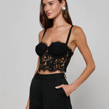 L'AGENCE - Raquel Lace Bustier