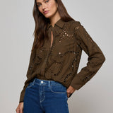 L'AGENCE - Ellery Eyelet Shirt