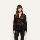 L'AGENCE - Laurent Velvet Blouse