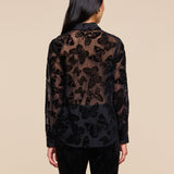 L'AGENCE - Laurent Velvet Blouse