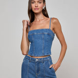 L'AGENCE - Arlin Denim Tank