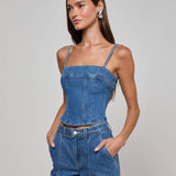 L'AGENCE - Arlin Denim Tank