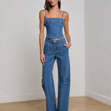 L'AGENCE - Arlin Denim Tank