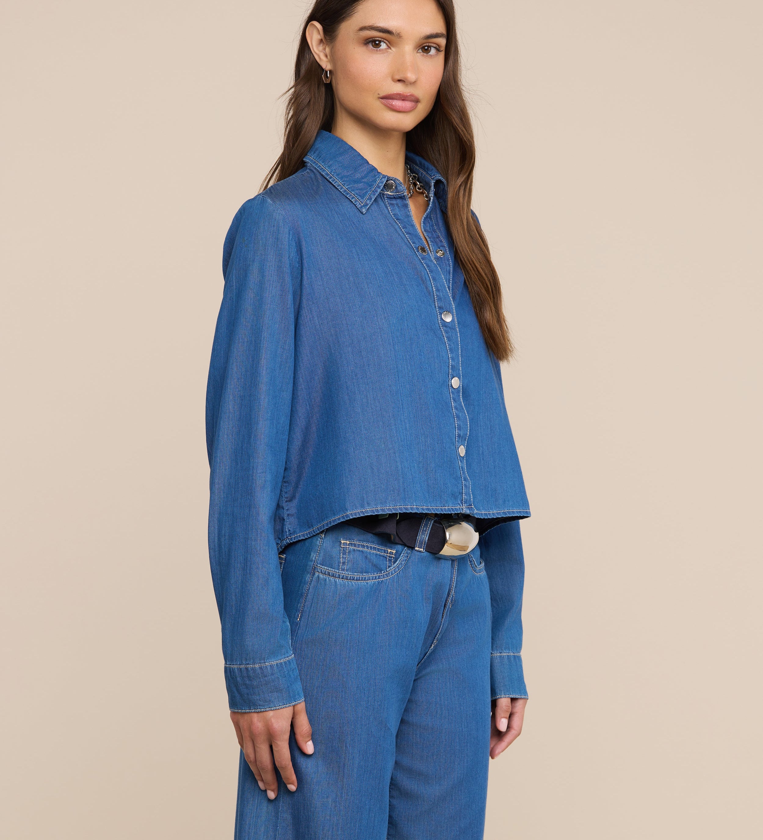 L'AGENCE - Annette Chambray Shirt