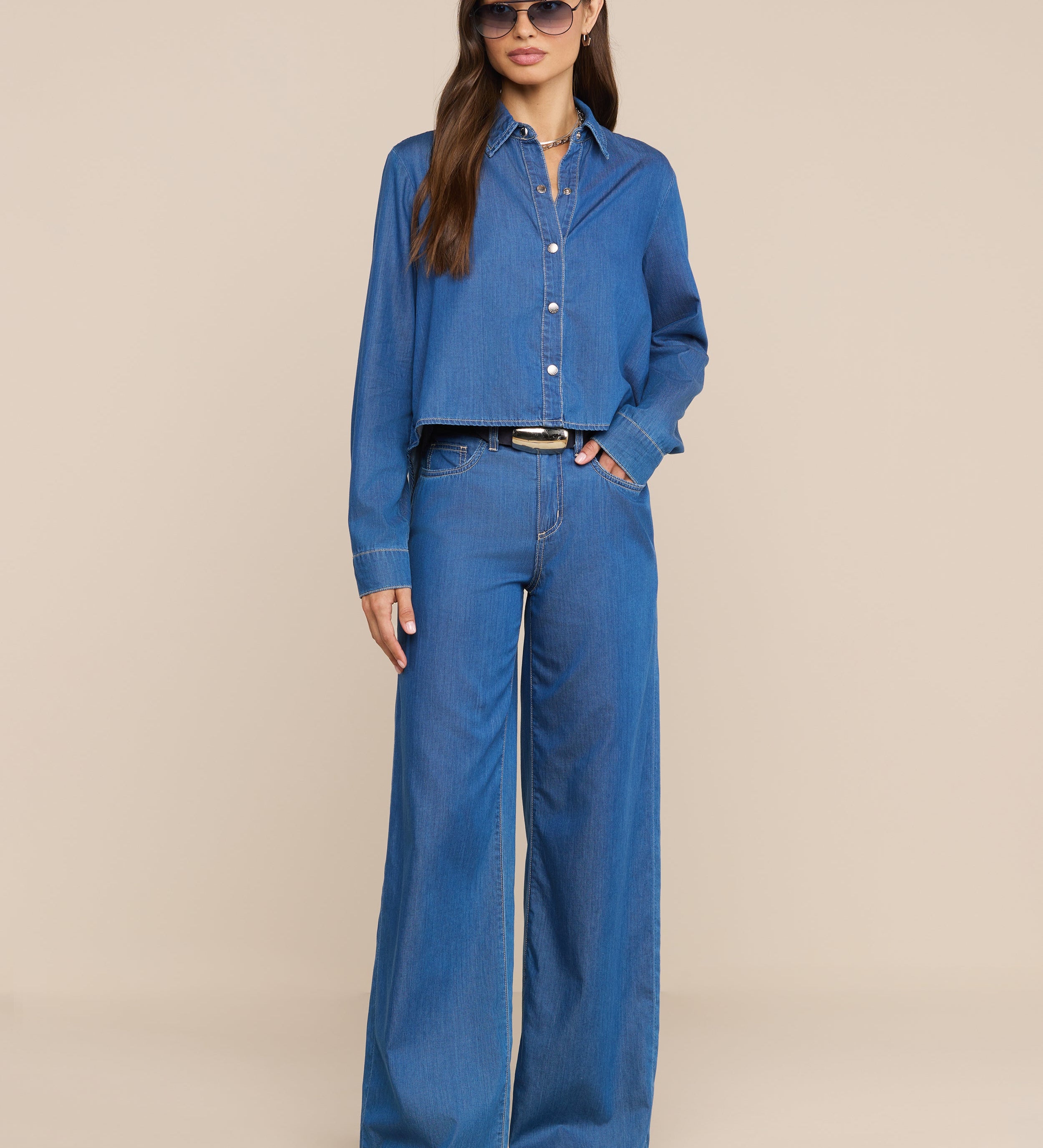 L'AGENCE - Annette Chambray Shirt