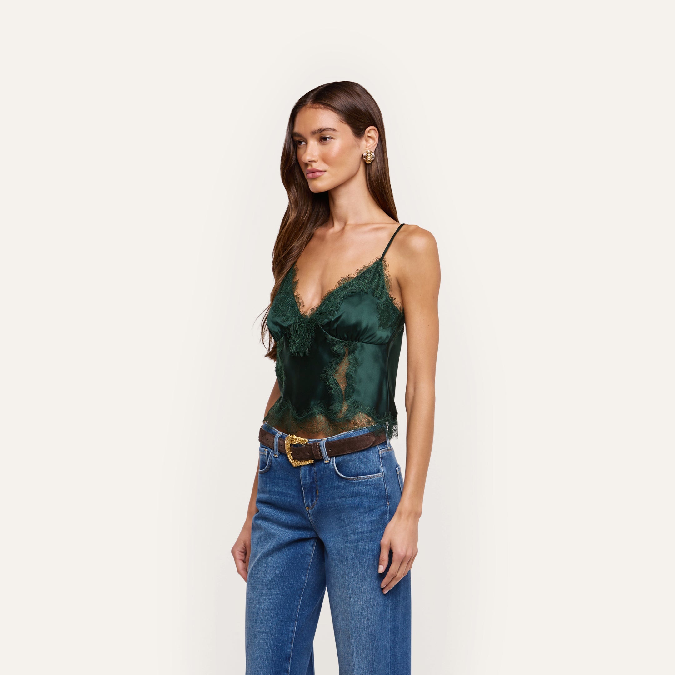 L'AGENCE - Kimber Silk Lace Camisole