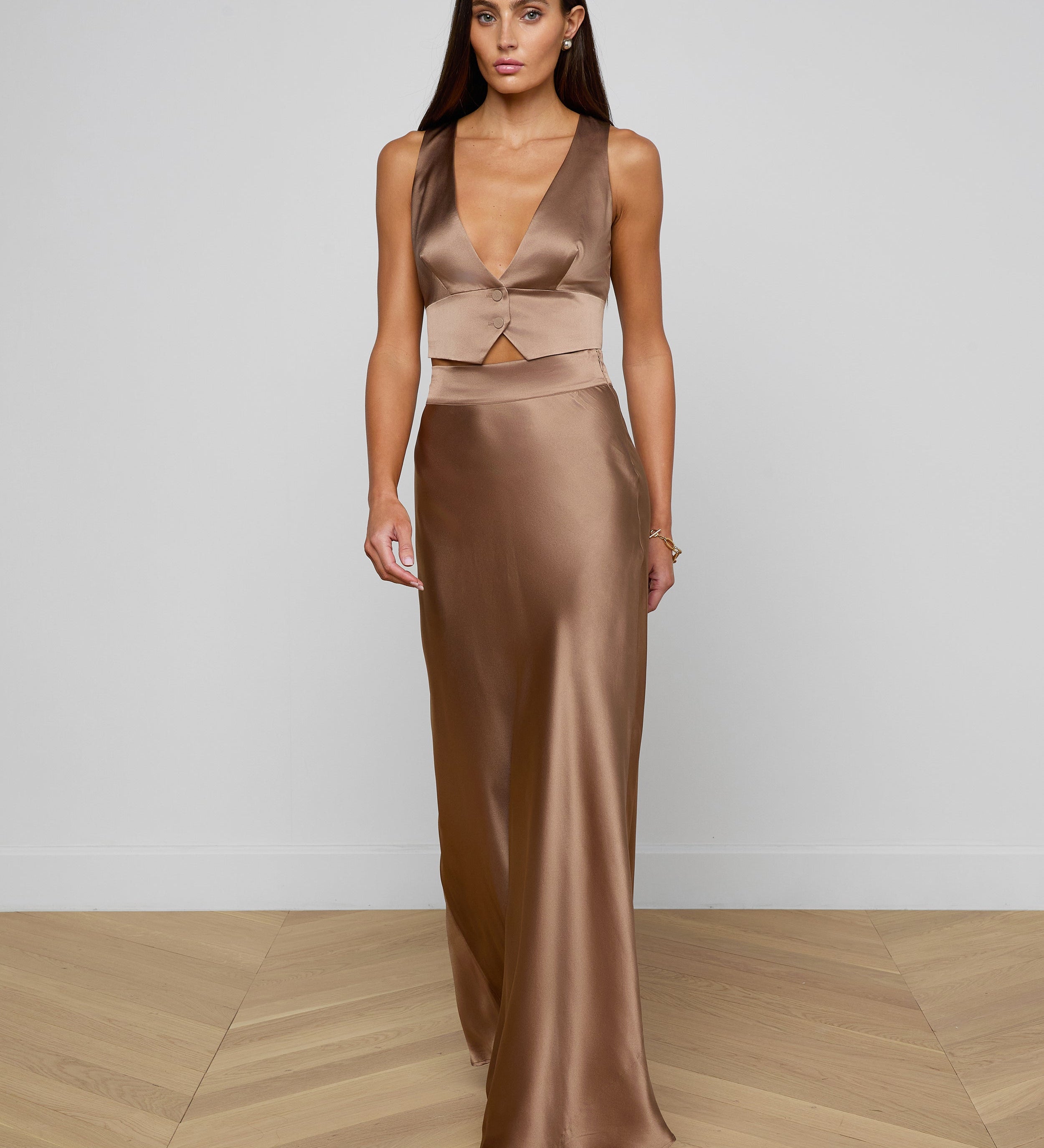 L'AGENCE - Devony Silk Vest