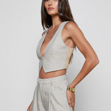 L'AGENCE - Devony Pinstriped Vest