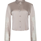 L'AGENCE - Capri Lace Sleeve Blouse