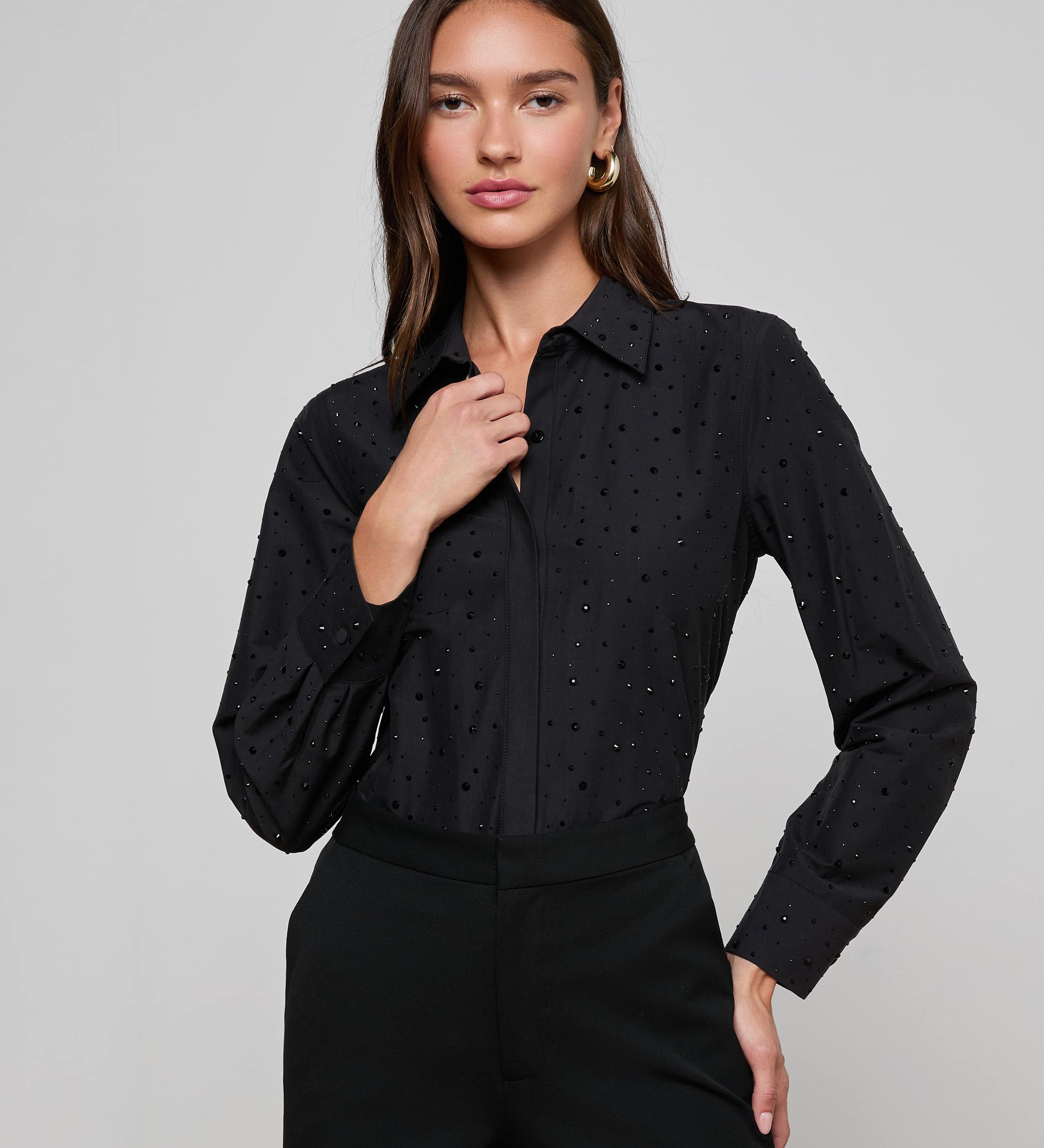 L'AGENCE - Ellery Crystal Shirt