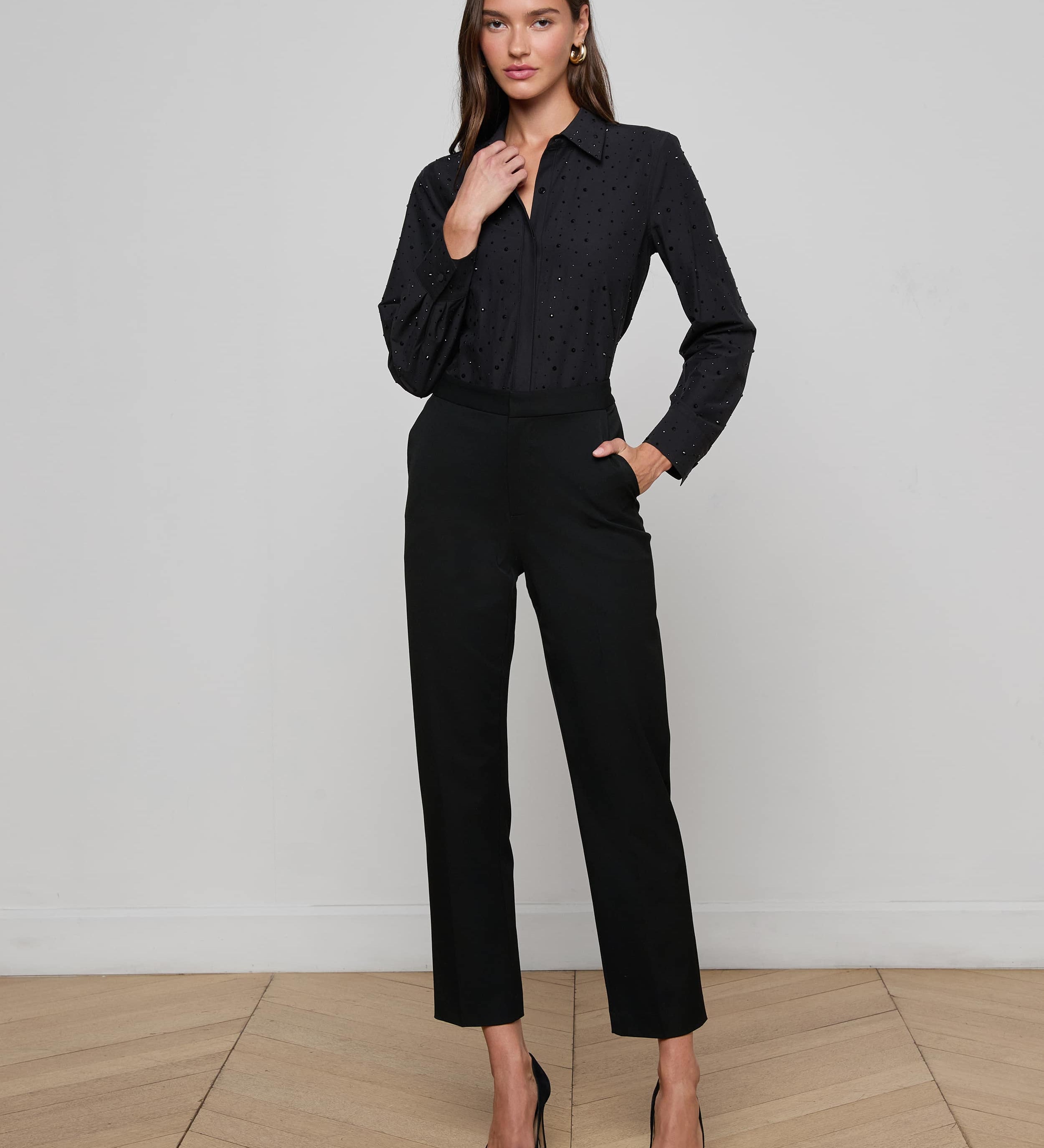 L'AGENCE - Ellery Crystal Shirt