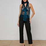 L'AGENCE - Reece Lace Tie Neck Blouse
