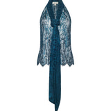 L'AGENCE - Reece Lace Tie Neck Blouse