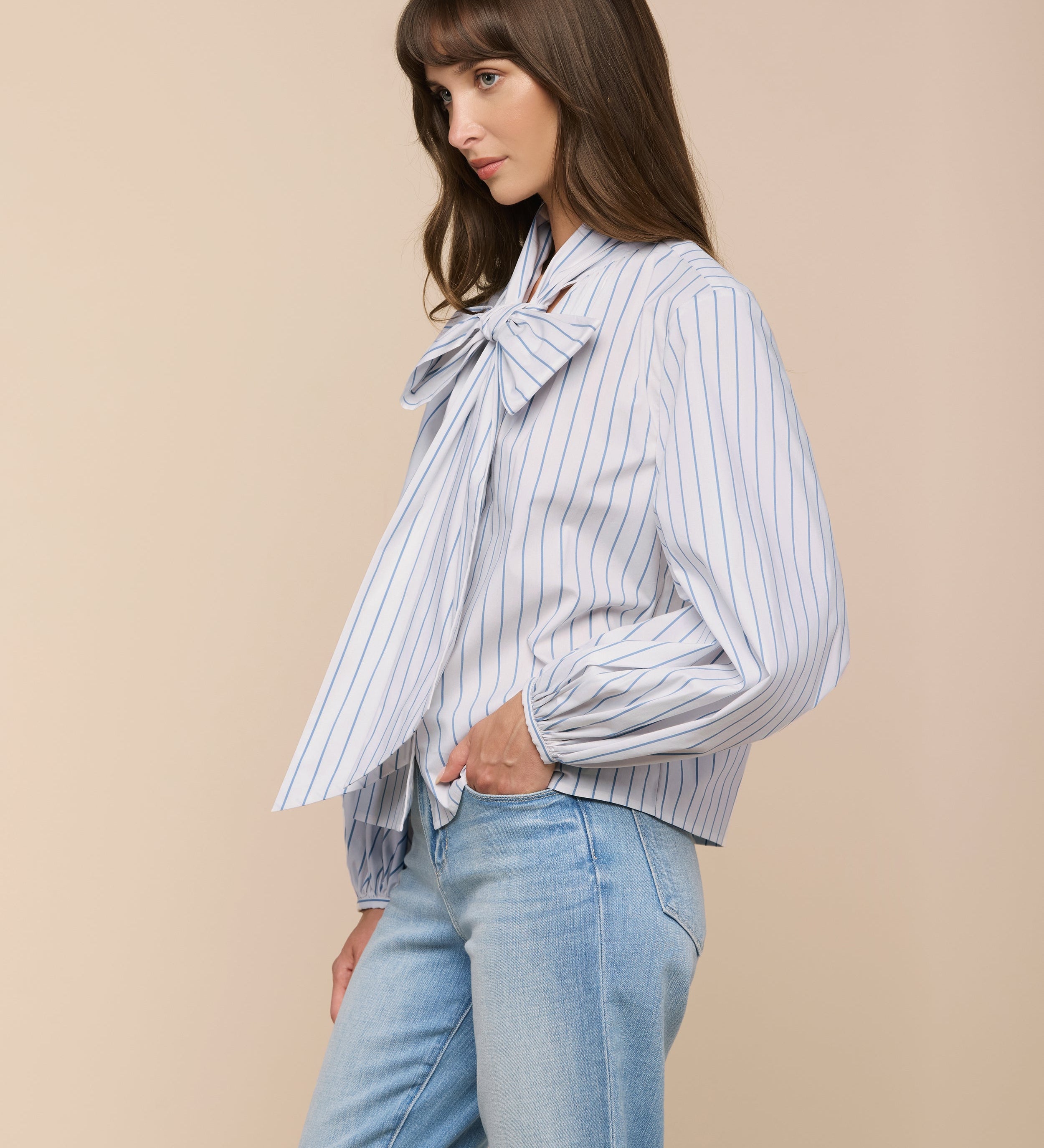 L'AGENCE - Deon Tie - Neck Blouse