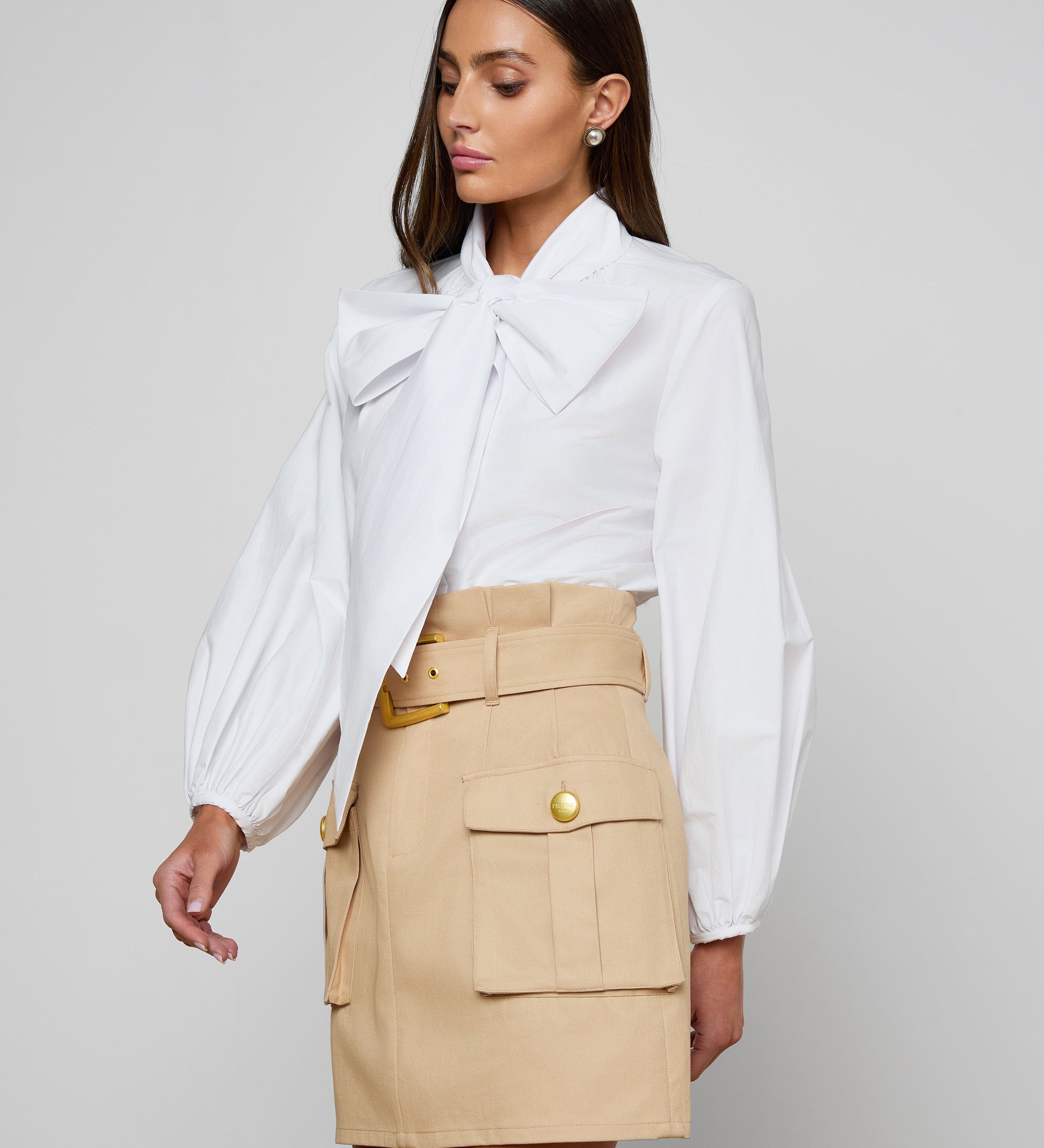 L'AGENCE - Deon Tie - Neck Blouse