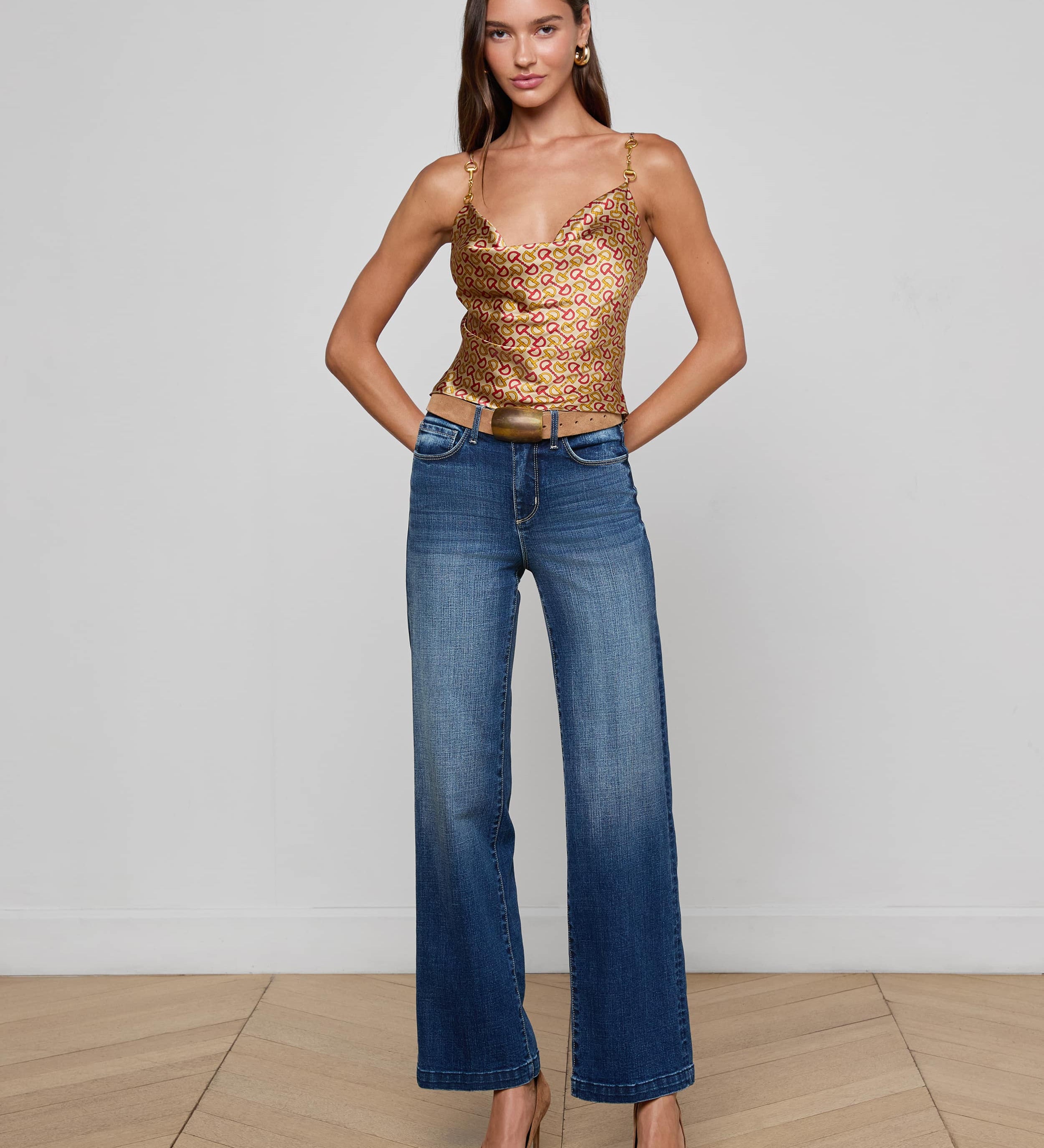 L'AGENCE - Calista Silk Camisole