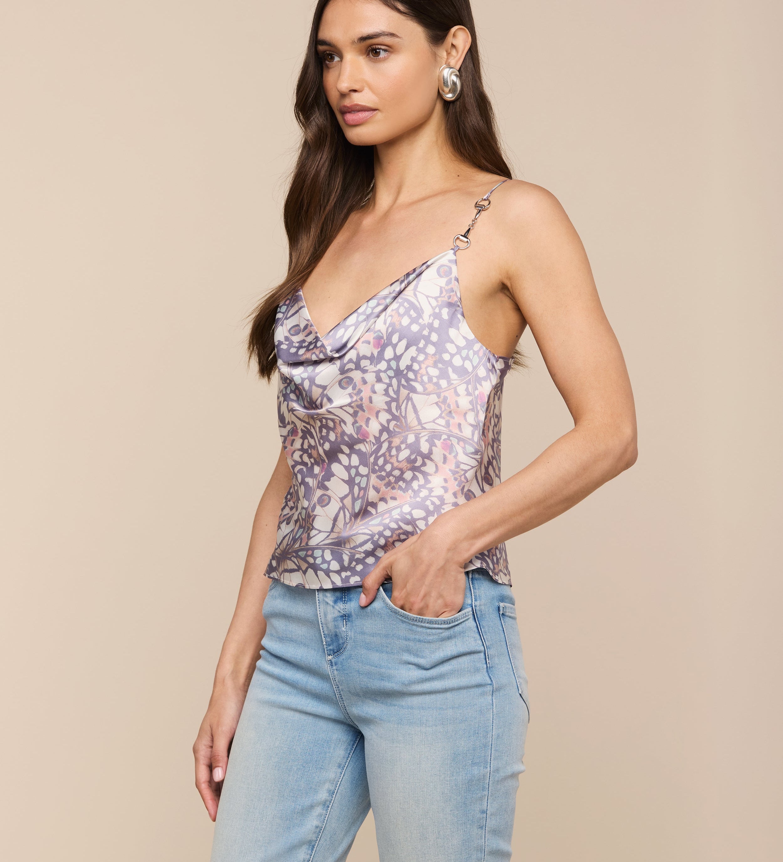 L'AGENCE - Calista Satin Camisole