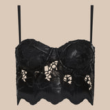 L'AGENCE - Sonya Vegan Leather Bustier